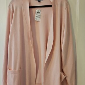 Karen Scott Soft Pink Cardigan
